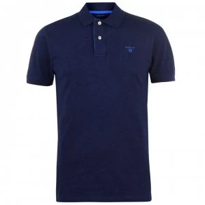 Gant Short Sleeve Polo Shirt - Indigo 901