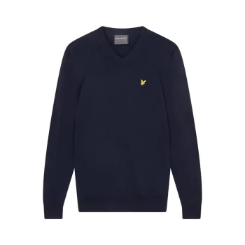 Lyle and Scott Golf Neck Pullover - Blue