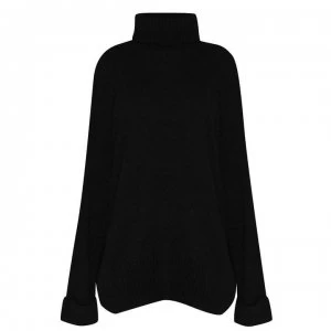 Firetrap Roll Neck Jumper Ladies - Black