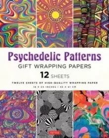 Psychedelic Patterns Gift Wrapping Papers - 12 sheets : 18 x 24" (45 x 61 cm) High-Quality Wrapping Paper