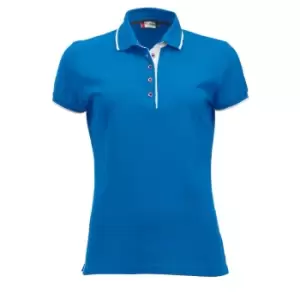 Clique Womens/Ladies Seattle Polo Shirt (M) (Bright Blue)