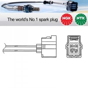 NGK NTK Oxygen O2 Lambda Sensor OZA571-C2 OZA571C2 (6384)