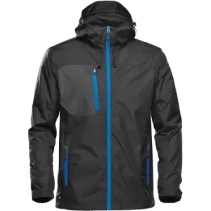 Stormtech Mens Olympia Soft Shell Jacket (M) (Black/Azure Blue)