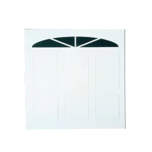 Wickes Bronte Glosswhite Framed Retractable Garage Door 2286 x 1981mm