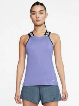 Nike Training Pro Elastika Tank Top - Thistle