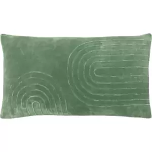 Mangata Soft Velvet Cushion 30x60cm Eucalyptus - Eucalyptus - Furn.