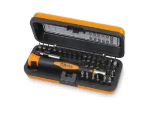 Beta Tools 1256/C36-2 38pc Precision Micro-Screwdriver & Bit Set 012560100