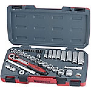 Teng Tools 39 Piece Metric Socket Set 3/8 in Drive