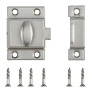 BQ Nickel Effect Cupboard Catch