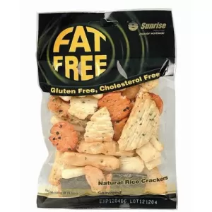 Sunrise Gluten Free Rice Crackers - Seaweed 100g x 12