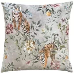 Orient Tiger Repeat Cushion Taupe