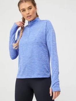 Nike Running Long Sleeve Pacer Zip Top - Sapphire