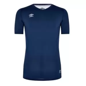 Umbro V Neck Short Sleeve Baselayer Top Mens - Blue