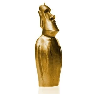 Gold Moai Statue Candle