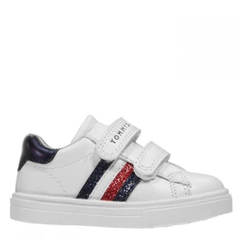 Tommy Hilfiger Double Strip Trainers - White 100