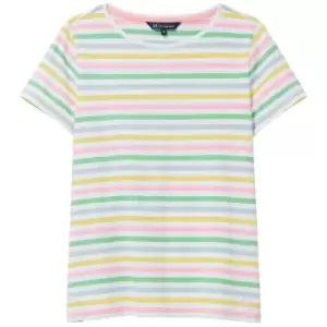 Crew Clothing Womens Breton Tee Multi Stripe 14