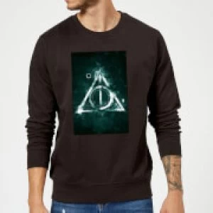 Harry Potter Hallows Painted Sweatshirt - Black