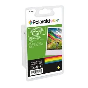 Polaroid Brother LC123Y Remanufactured Inkjet Cartridge Yellow