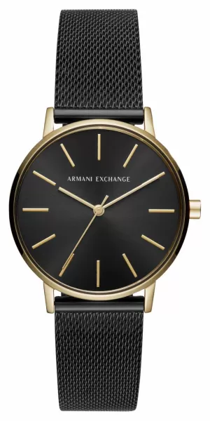 Armani Exchange AX5548 Womens Black Dial Black Watch