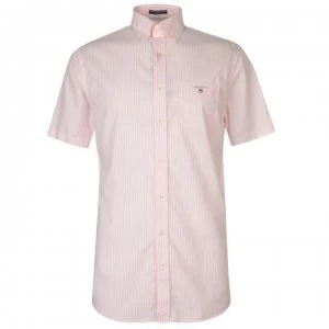 Gant Gant Short Sleeve Pop Stripe Shirt Mens - Rose 629