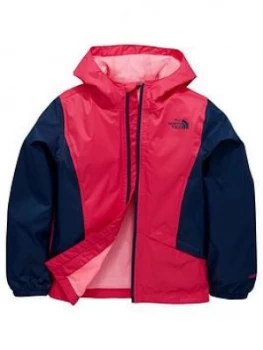 The North Face Girls Zipline Rain Jacket PinkBlue Size Xs6 Years Women