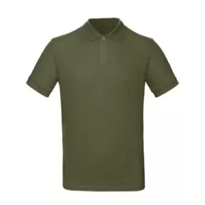 B&C Mens Inspire Polo (2XL) (Army Khaki)