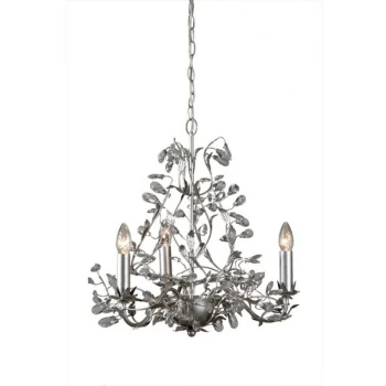 Linea Verdace Lighting - Linea Verdace Michelan 3 Light Multi Arm Chandeliers Brushed Silver