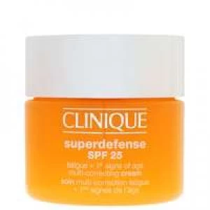 Clinique Superdefense Fatigue + 1st Signs of Age Multi-Correcting Cream for Very Dry to Dry Combination Skin SPF25 50ml