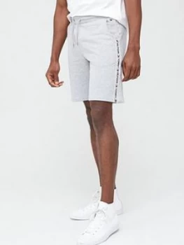 Tommy Hilfiger Side Tape Jersey Shorts - Light Grey Heather