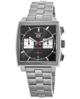 Tag Heuer Monaco Chronograph Black Dial Stainless Steel Mens Watch CBL2113.BA0644 CBL2113.BA0644