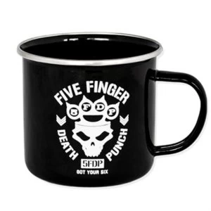 Five Finger Death Punch - Got Your Six Enamel Mug