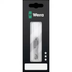 Wera 870/4 05134399001 Connector piece Drive (screwdriver) 1/4 (6.3 mm) Downforce 1/4 (6.3 mm) 50 mm