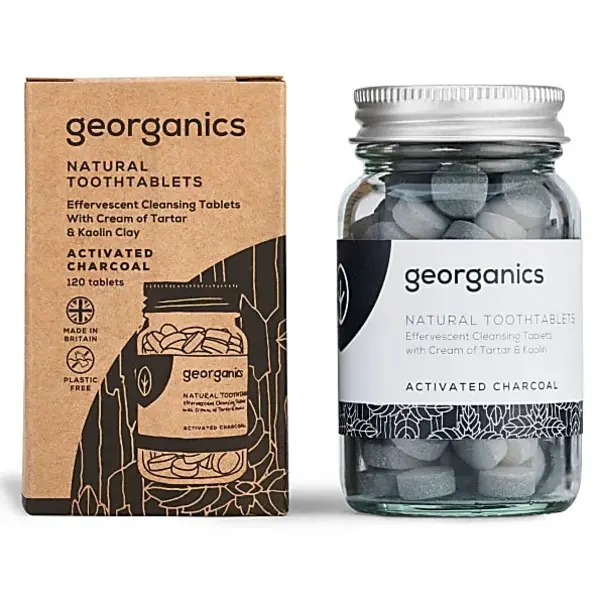 Georganics Activated Charcoal Toothpaste Tablets 120 PCS