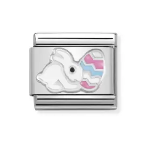 Nomination Classic Silver Easter Bunny Charm