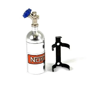 Fastrax Aluminum Nos Nitrous Bottle & Mount - Silver