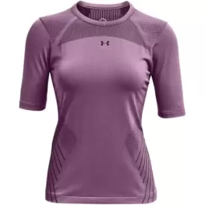 Under Armour Rush Seamless T Shirt Womens - Purple