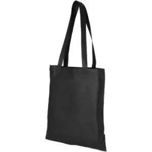 Bullet Zeus Non Woven Convention Tote (One Size) (Solid Black)