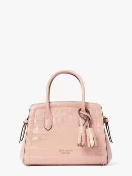 Kate Spade Knott Croc Embossed Mini Satchel, French Rose, One Size