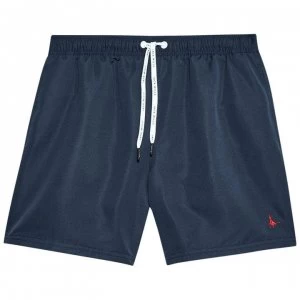 Jack Wills Blakeshall Mid-Length Plain Swim Short - Navy