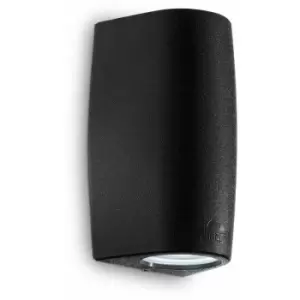 Keope Black wall light 2 bulbs