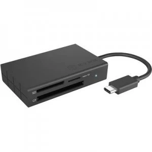 ICY BOX External memory card reader USB-C Anthracite