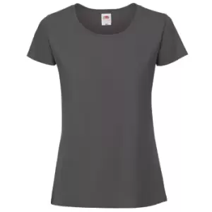 Fruit Of The Loom Womens/Ladies Ringspun Premium T-Shirt (S) (Pencil Grey)