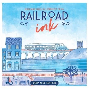 Railroad Ink: Deep Blue Edition Board Game