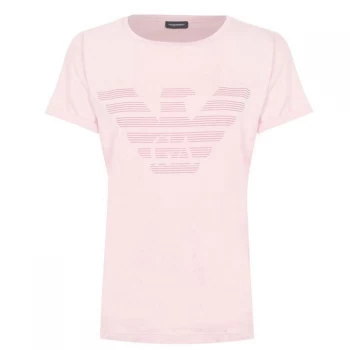 Emporio Armani Eagle T-Shirt Pow Pink Size L Women