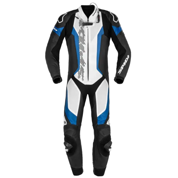 Spidi Laser Pro Perforated Black Blue 1 Piece Racing Suit Size 50