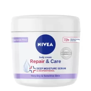 Nivea Repair and Care Fragrance-Free Body Lotion 400ml