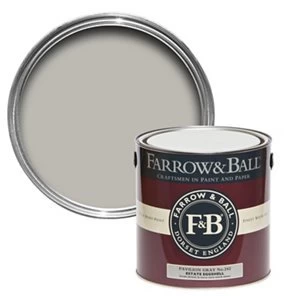 Farrow & Ball Estate Pavilion gray No. 242 Eggshell Metal & wood Paint 2.5L