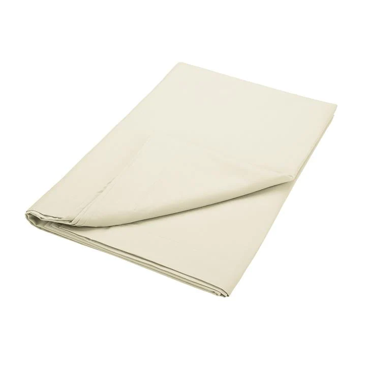 Bedeck of Belfast Taupe Pima Cotton 200 Thread Count 'Nika' Flat Sheet - double