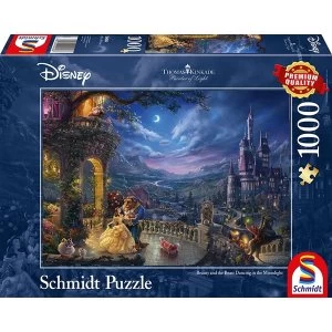 Thomas Kinkade Disney Beauty & the Beast 1000 Piece Jigsaw Puzzle