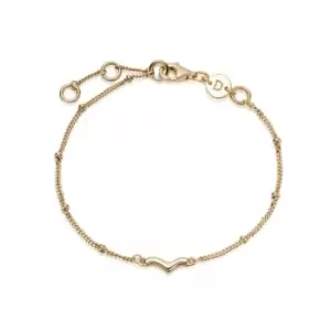 Treasures Wave Bobble 18ct Gold Plated Bracelet TBR01_GP